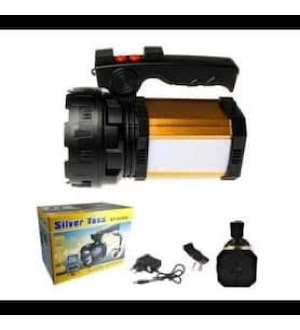 Silver Toss ST-8100L 25W Şarj Edilebilir Ledli El Feneri USB Çıkışlı Çift Yönlü