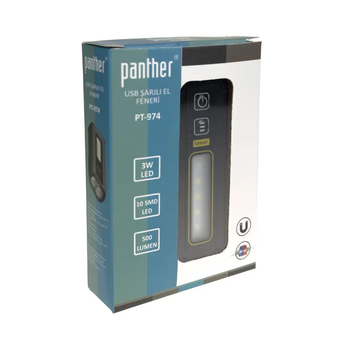 Panther PT-974 USB Şarjlı El Feneri