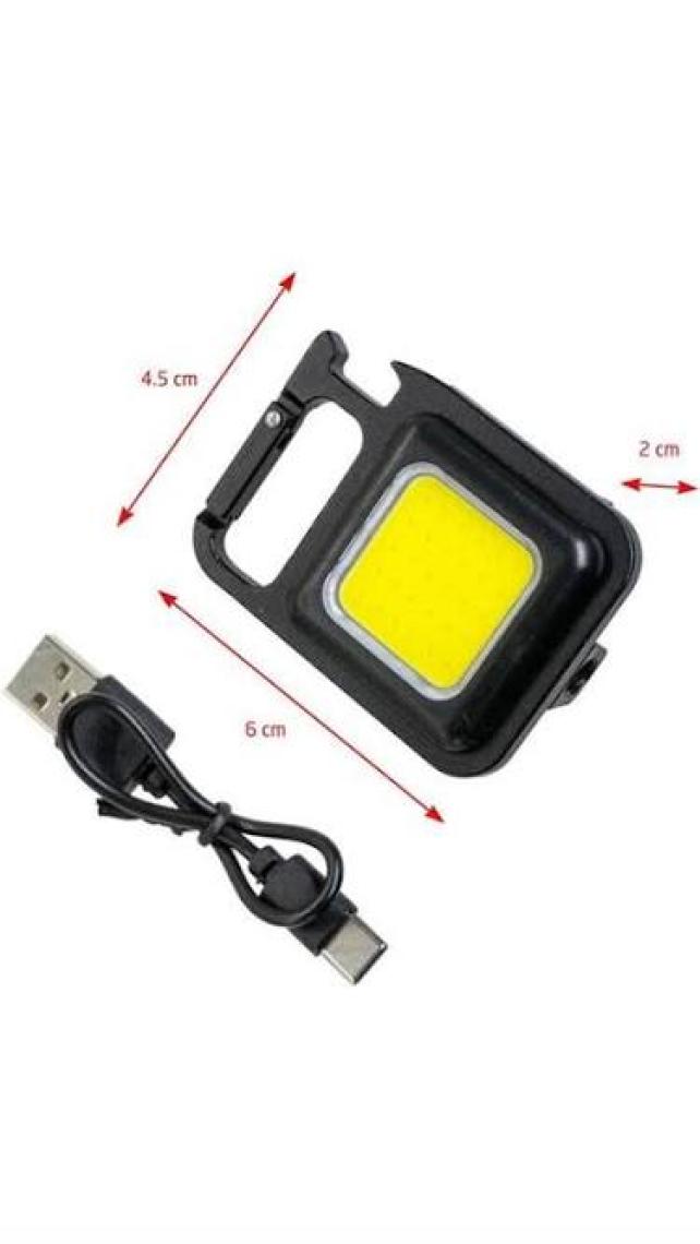 Rox 0229 Outdoor Anahtarlık Şarjlı LED Fener 350 Lümen