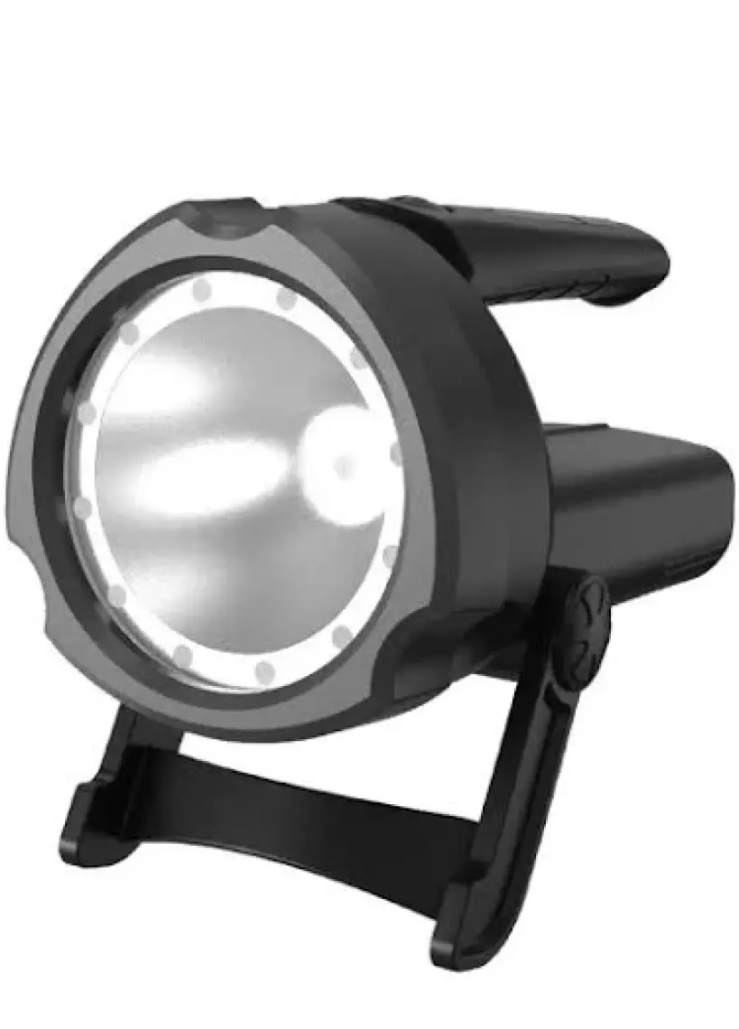 Philips SFL3101/93 800 Lümen Şarj Edilebilir Kamp, Dağcılık, Dış Mekan Tripod Ayaklı Projektör Tipi Taşınabilir LED Spotlight El Feneri Siyah
