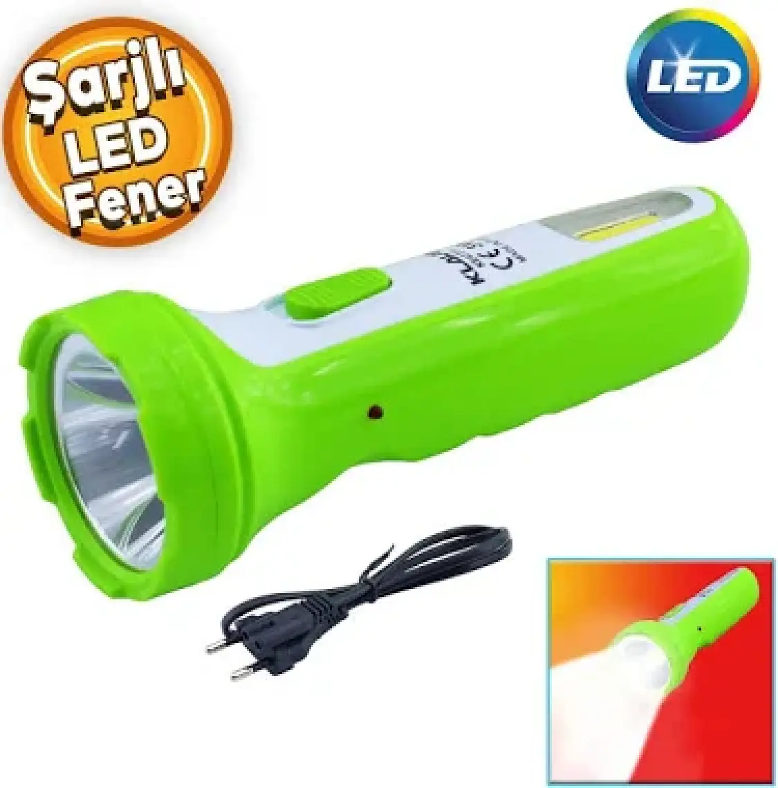 Klaus Şarjlı El Feneri 3+3W 600 Mah KE47711