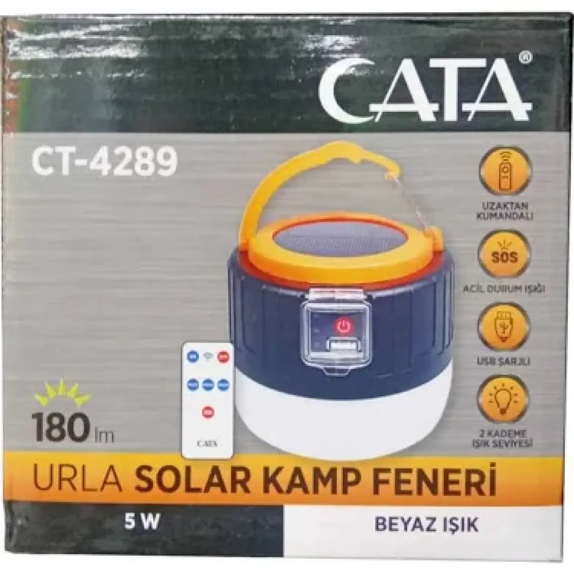Cata CT-4289 Urla Solar Kamp Feneri