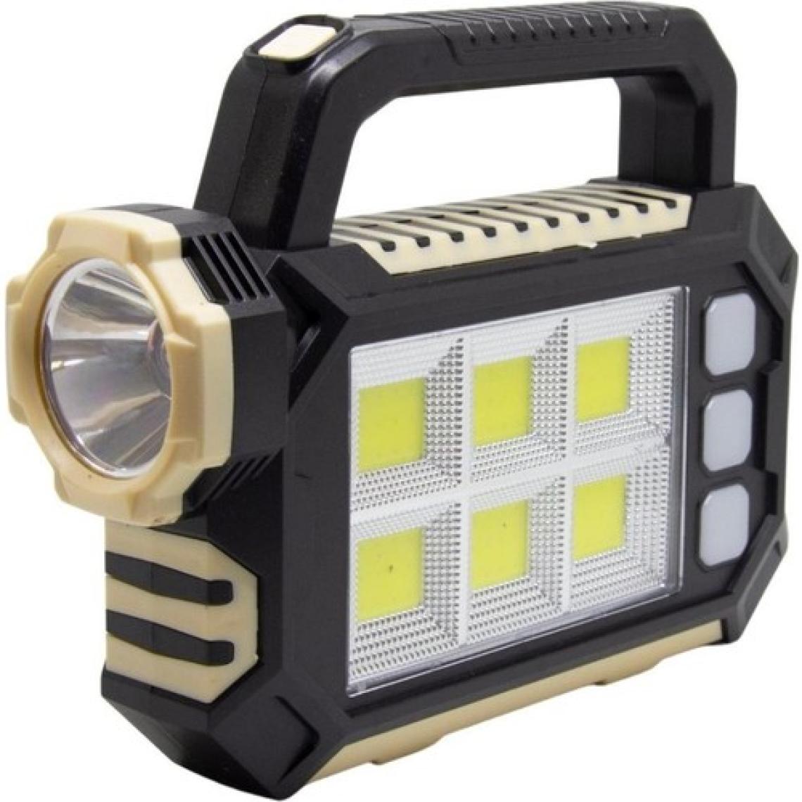 Gold Silver GS-490 15W Güneş Enerjili Çok Fonksiyonlu Fener