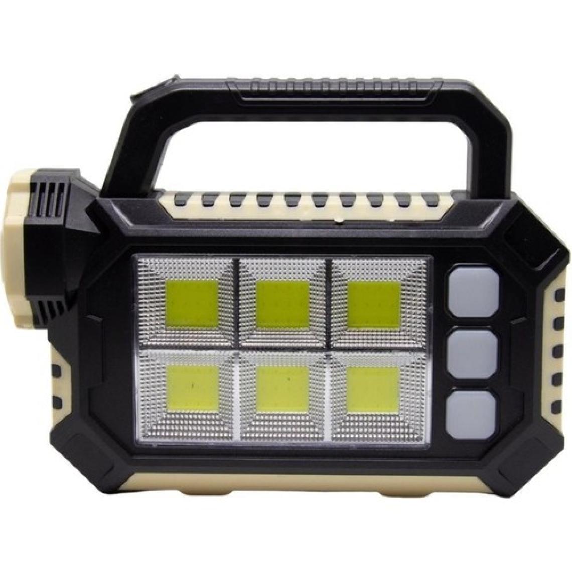 Gold Silver GS-490 15W Güneş Enerjili Çok Fonksiyonlu Fener