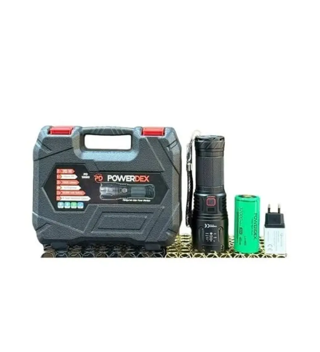 Powerdex 70W Profesyonel Avcı Feneri 7000 Lümen PD-15000