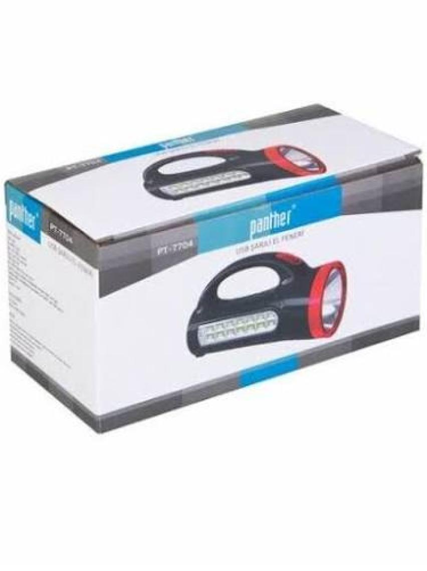 Panther USB Şarjlı LED El Feneri PT-7704