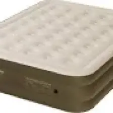 Nurgaz Campout Yüksek Çift Kişilik Şişme Yatak Krem