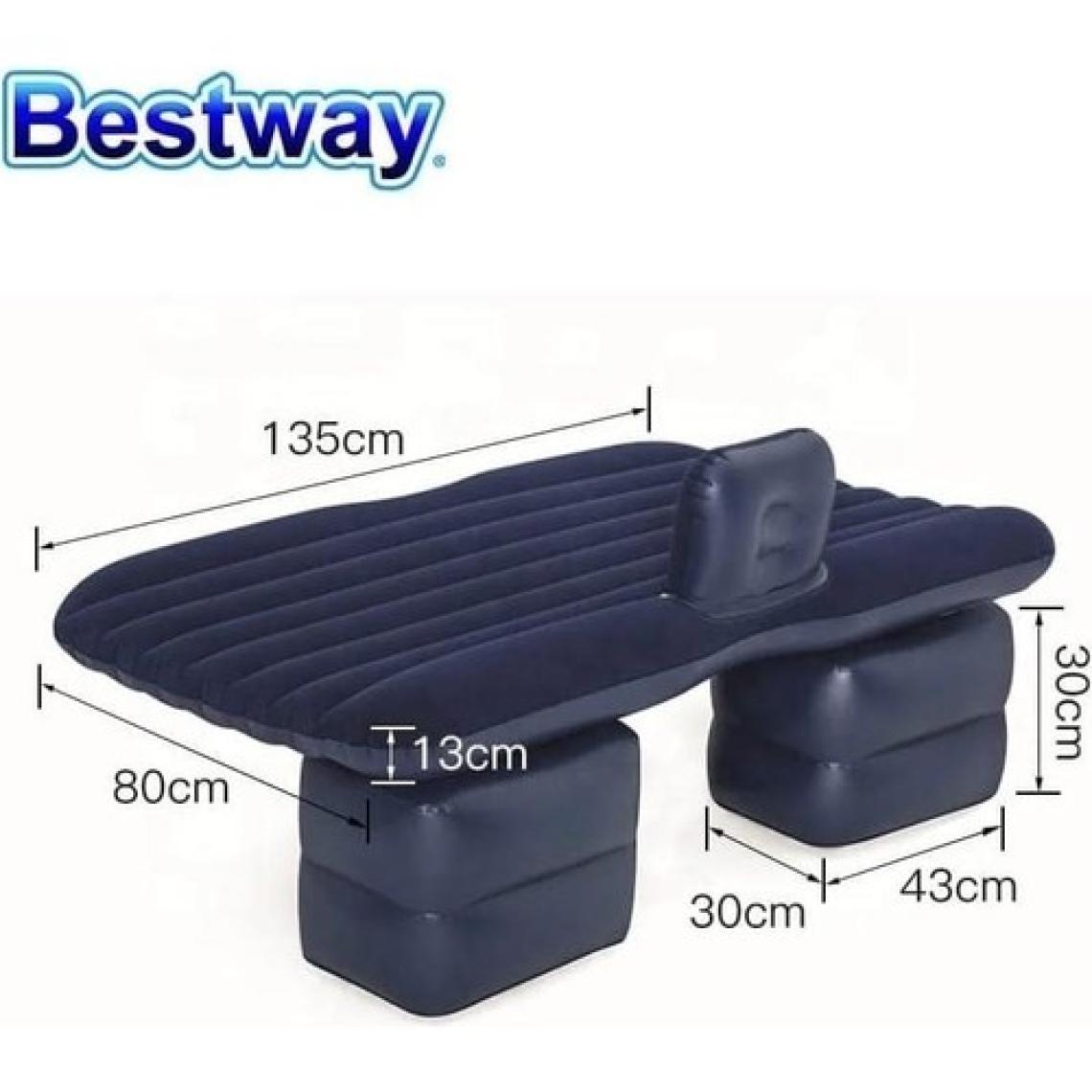 Bestway 67780 Araç Içi Şişme Yatak Araba Arka Koltuk Yatağı 135X80 cm