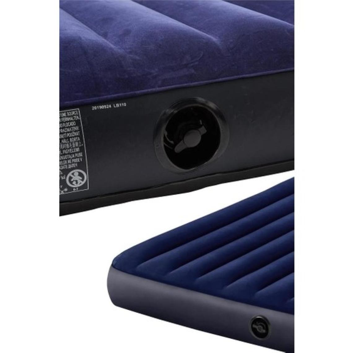 Blooma 64765 Çift Kişilik Şişme Yatak 152X203X25 cm Pompa Dahil 2 Adet Yastık Set