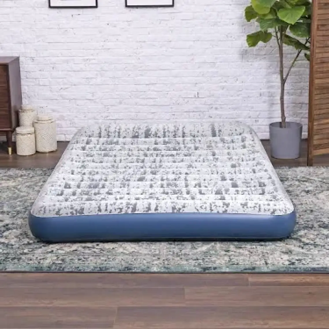 Bestway 203X152X30CM Dahili Pompalı Şişme Yatak Beyaz