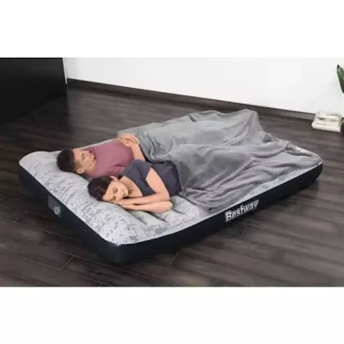Bestway 203X152X30CM Dahili Pompalı Şişme Yatak Beyaz