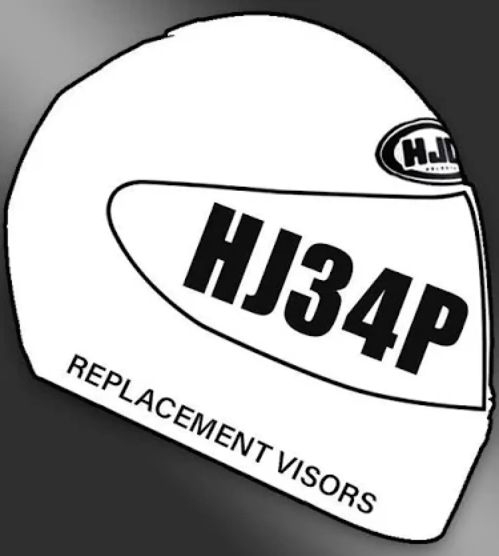 Hjc C10 Kask Camı Koyu Füme HJ34P
