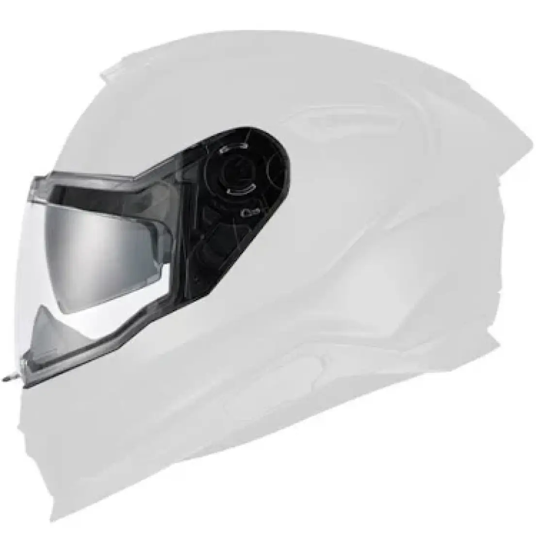 Nexx Y.100 - Y.100R Kask Camı - Vizör  - Iridium Kırmızı
