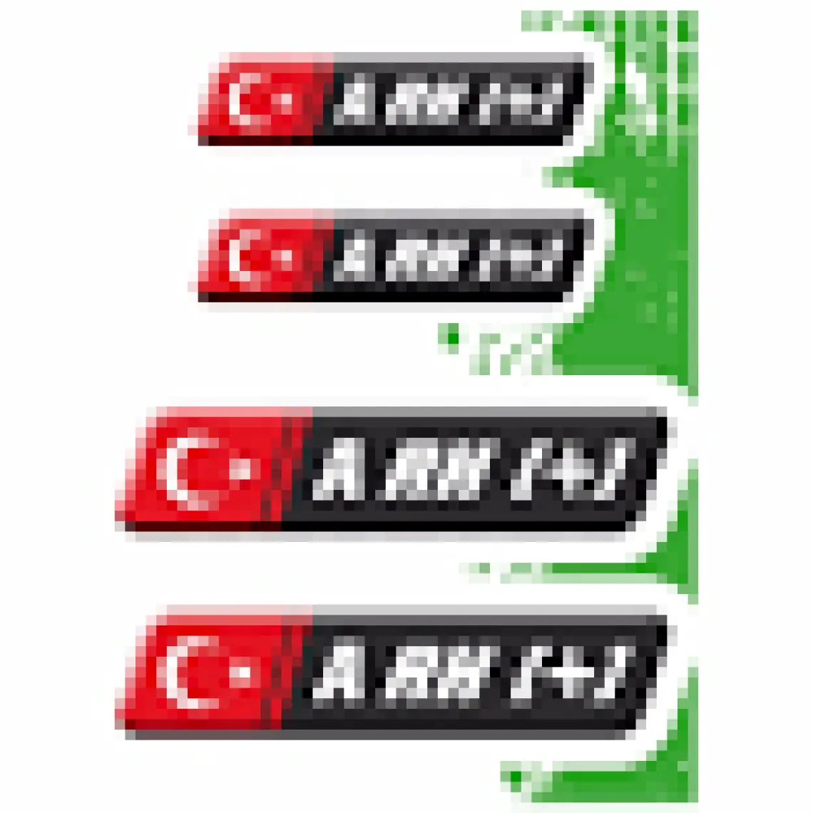 Kan Grubu Iı 0 Rh(+) Siyah Dörtlü Damla Etiket