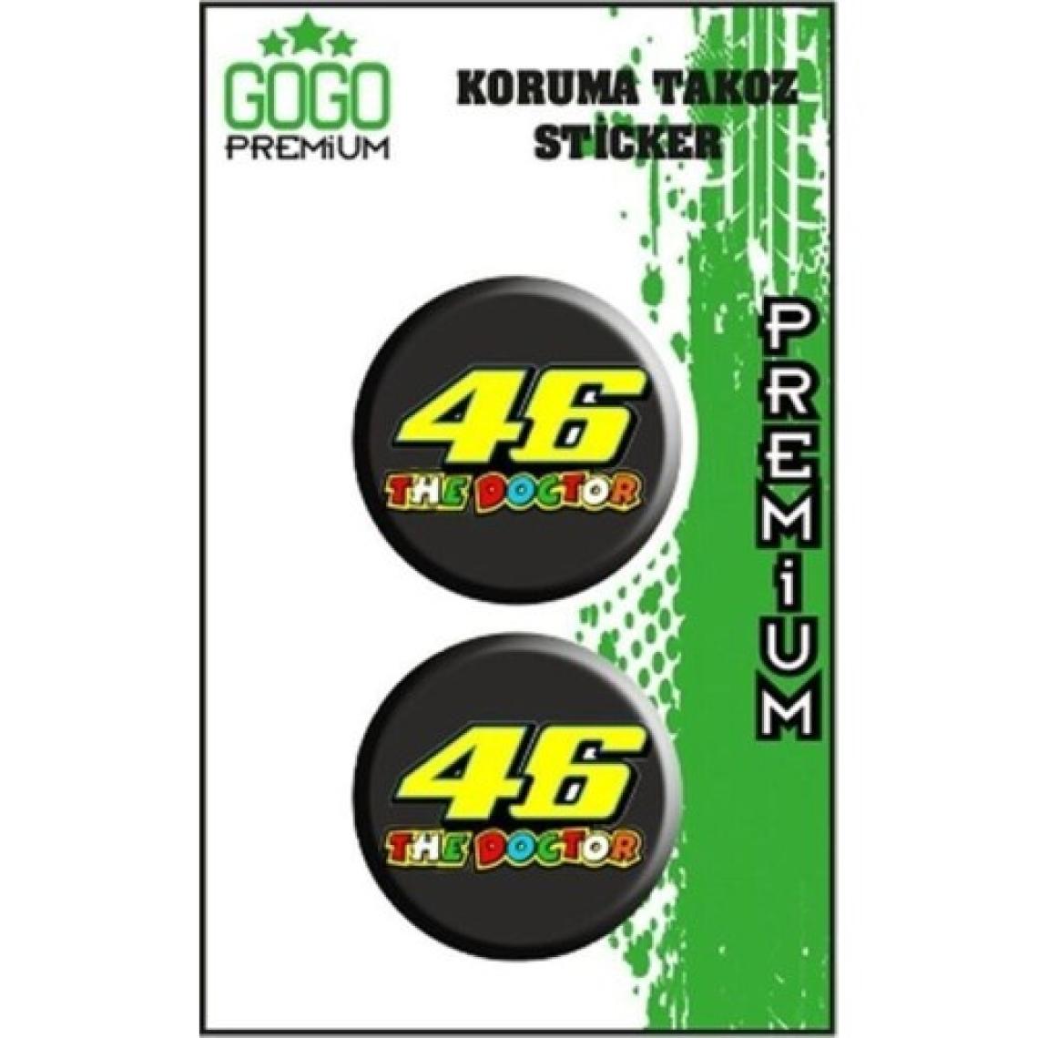 46 Koruma Takozu Ikili Damla Sticker