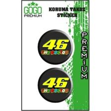 46 Koruma Takozu Ikili Damla Sticker