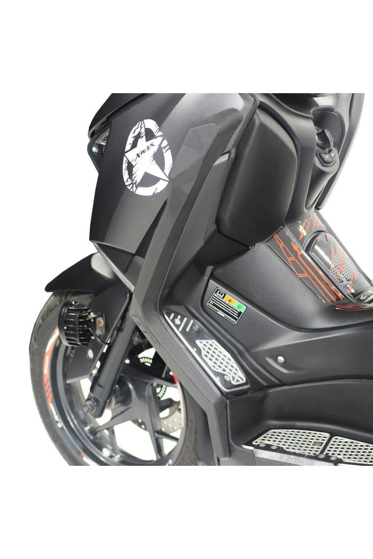 Gp Kompozit Yamaha Xmax 250-400 2018-2022 Uyumlu Bacak Koruma Siyah