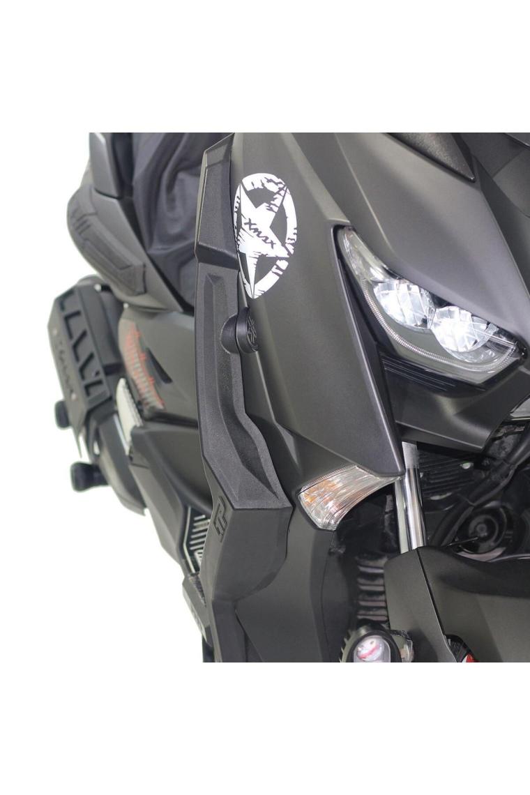 Gp Kompozit Yamaha Xmax 250-400 2018-2022 Uyumlu Bacak Koruma Siyah