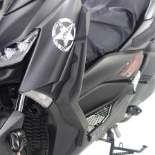 Gp Kompozit Yamaha Xmax 250-400 2018-2022 Uyumlu Bacak Koruma Siyah