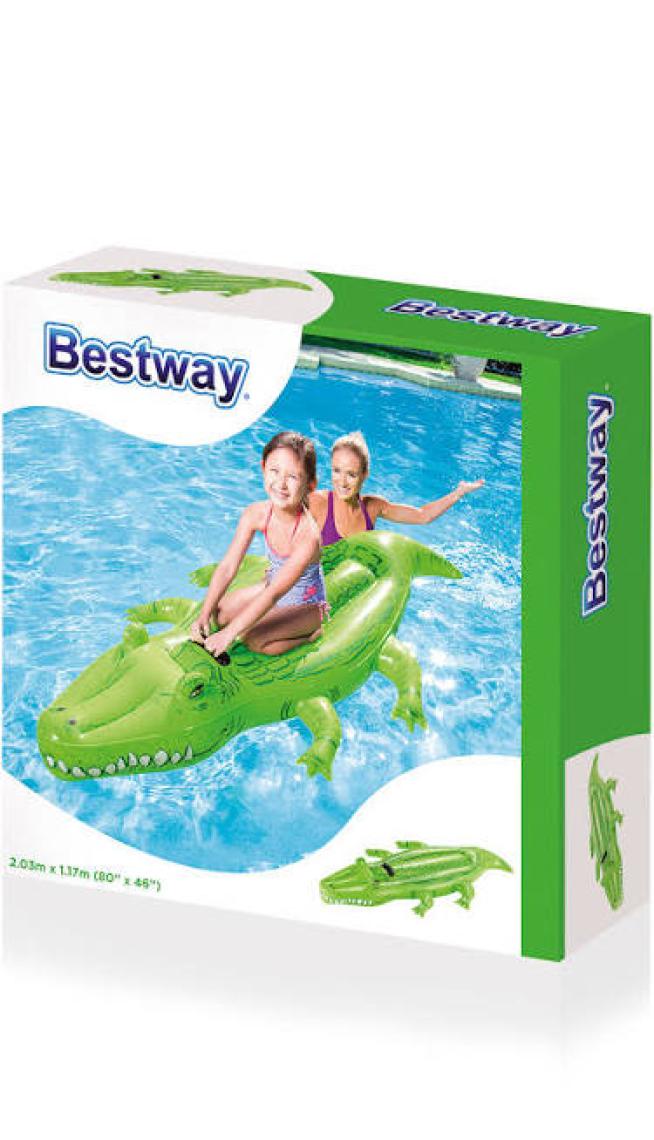 Bestway Büyük Boy Tutunmalı Timsah Binici 41011