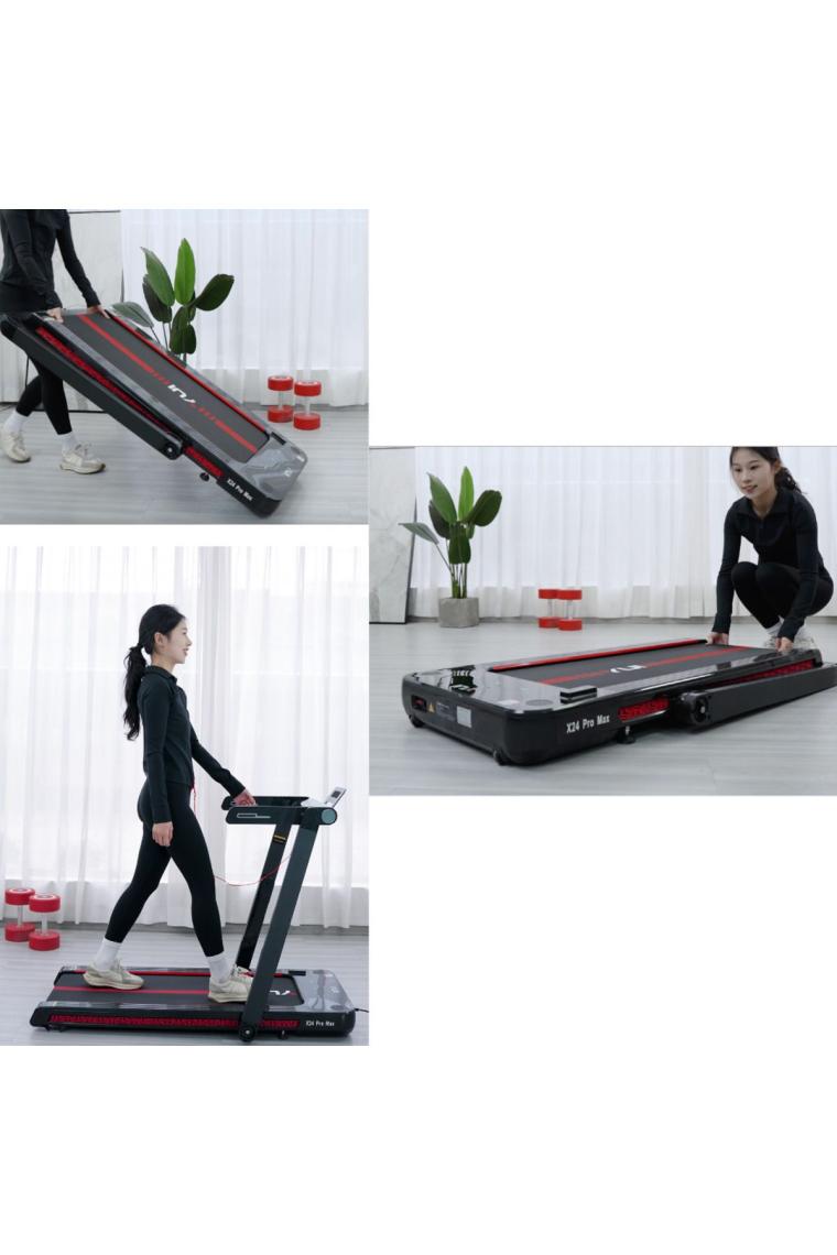 Yui X24 Pro Max 14 Km HIZ-120 kg Taşıma-Katlanabilir Akıllı Yürüyüş ve Koşu Bandı -2.5 Hp
