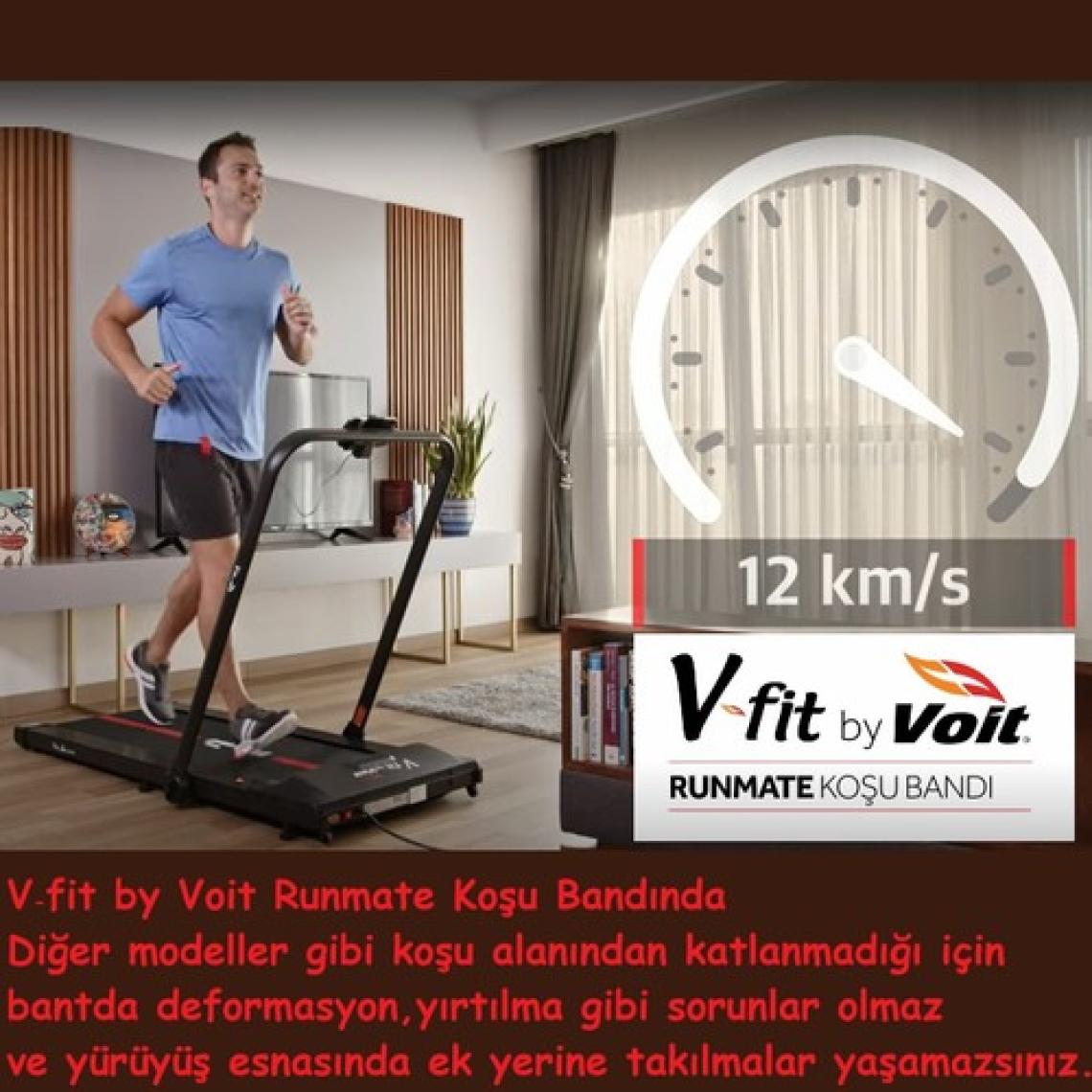 Voit V-Fıt By Voıt Runmate Koşu Bandı - 12km Hız - Uzaktan Kumandalı