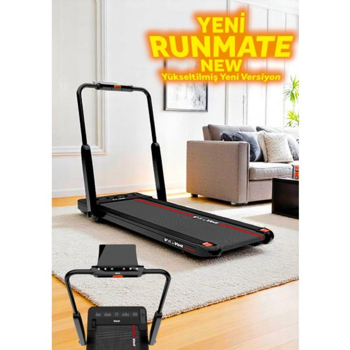Voit V-Fıt By Voit Runmate New Koşu Bandı - Brushless Motor - Bluetooth- 12KM Hız - Uzaktan Kumanda - Akıllı Uygulama Destekli - Program Özellikli (15 Program)