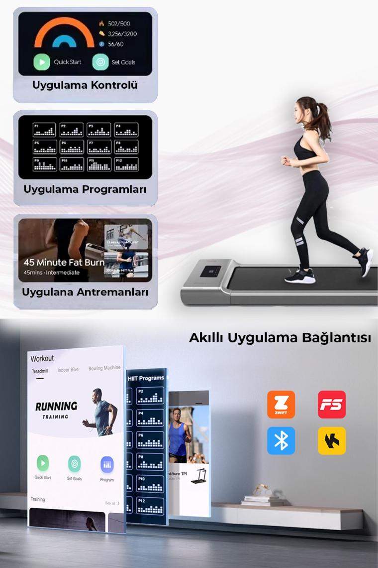 Relax Uzaktan Kumandalı Portatif Yürüme ve Koşu Bandı