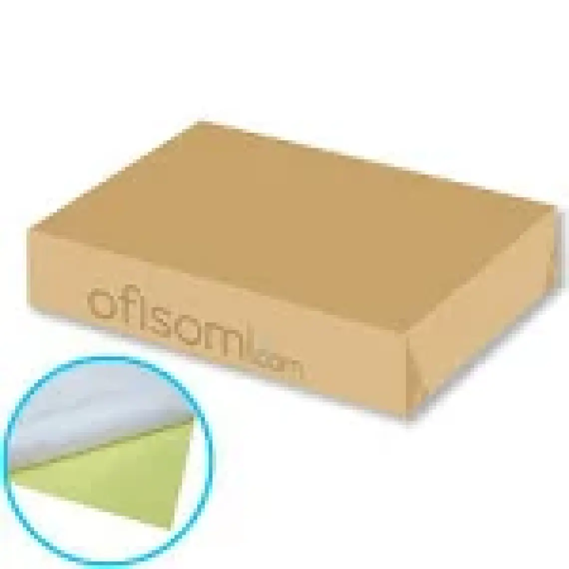Ofisomi 1. Hamur Yapışkanlı Sticker Kağıt A5 Mat 90GR/M² 50 Adet/paket