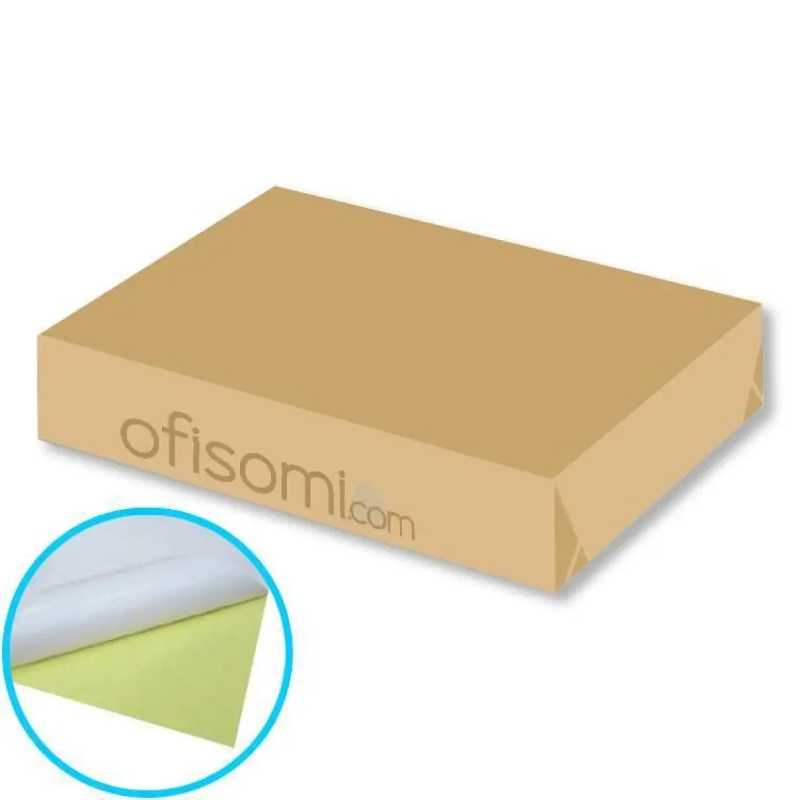 Ofisomi 1. Hamur Yapışkanlı Sticker Kağıt A5 Mat 90GR/M² 50 Adet/paket