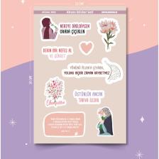 Ahsen – Tesettürlü Kız Planlayıcı Sticker Seti #52