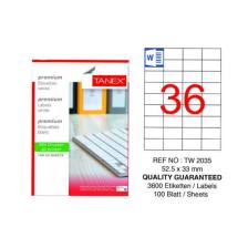 Laser Etiket 100 Yp 52.5x33 Laser-copy-ınkjet Tw-2035