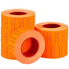 Taneks Turuncu Çizgili Etiketi 800lü 12 X 21 Mm
