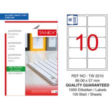 99,1x57 Laser Etiket Tw-2010