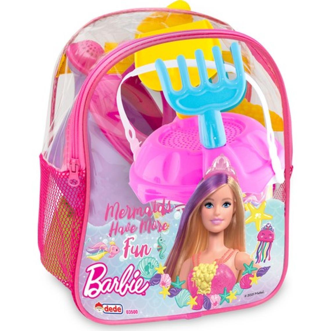 Dede Barbie Resimli Sırt Çantalı Plaj Set