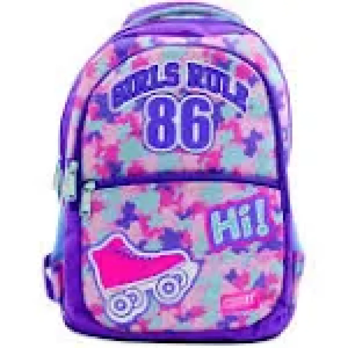 Muggle 3 Bölmeli Girls Rule Okul Sırt Çantası MU-6788