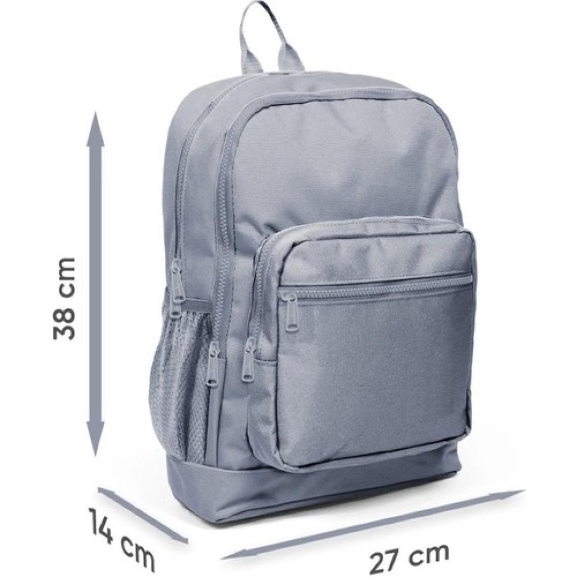Coral High Kids Siyah Ninja Desenli Dört Bölmeli Okul Sırt Çantası 23473