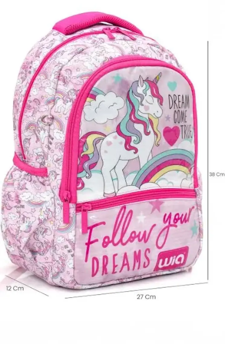 Wia Soft Unicorn Kız Çocuk Okul Seti