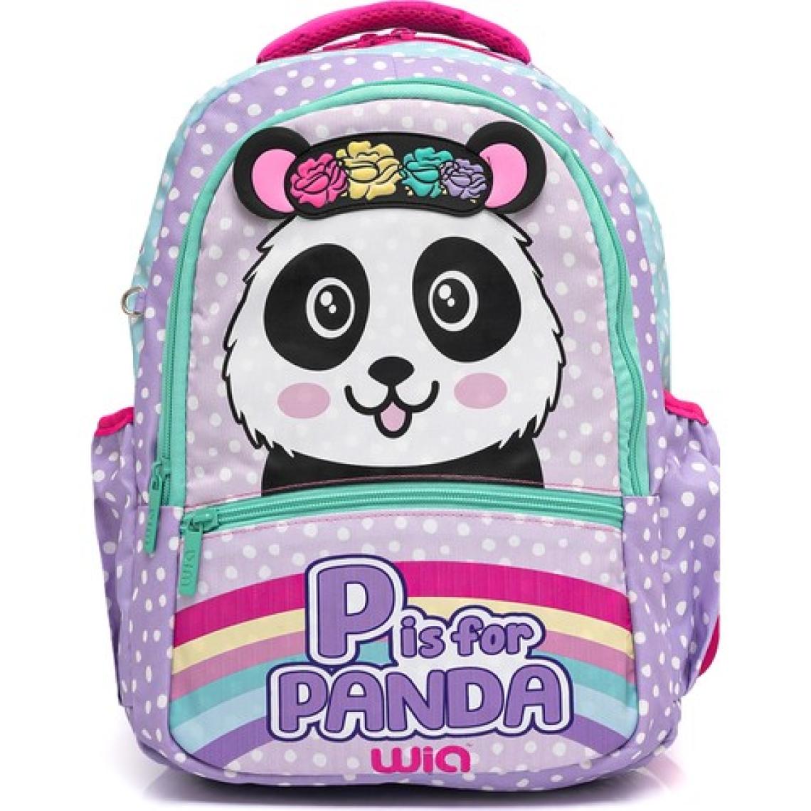 Wia Crowned Panda Kız Çocuk Okul Seti