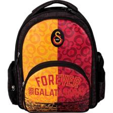 Galatasaray Forever Suni Deri Okul Sırt Çantası 3 Bölmeli (24589)