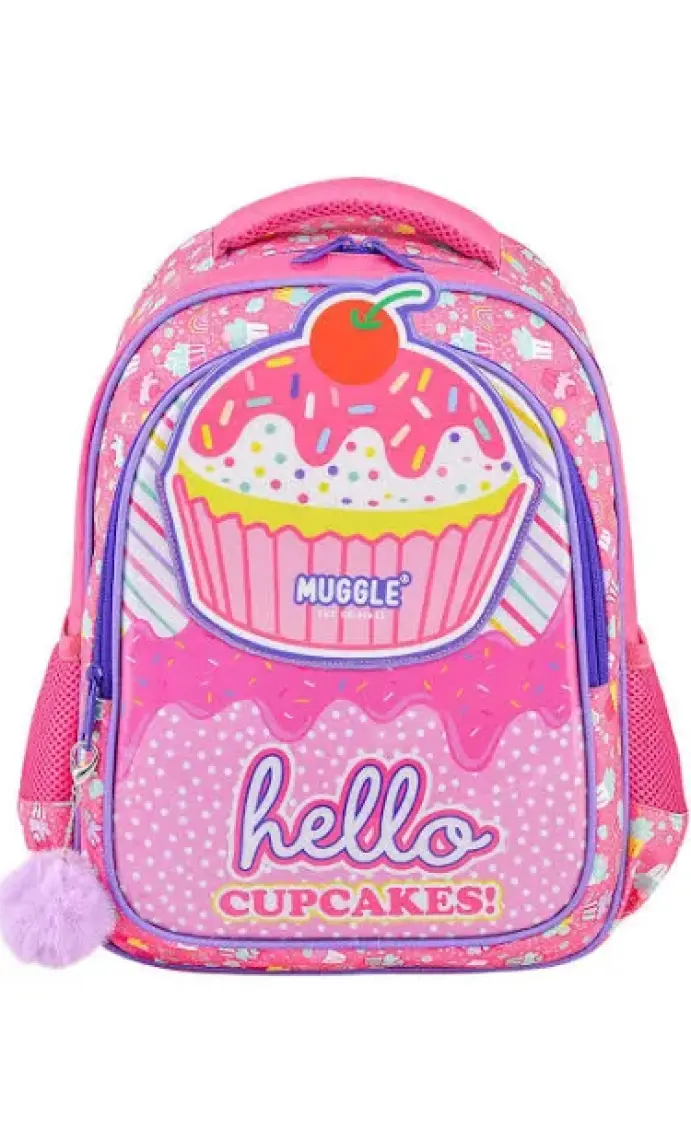 Muggle Cup Cake Kız Çocuk Sırt Çantası Pembe