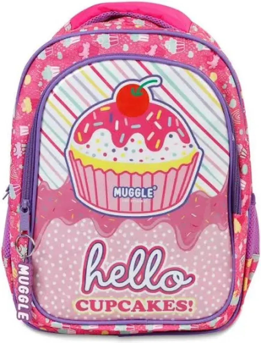 Muggle Cup Cake Kız Çocuk Sırt Çantası Pembe
