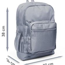 Coral High Kids Açık Pembe Makaron Desenli Dört Bölmeli Okul Sırt Çantası 23462