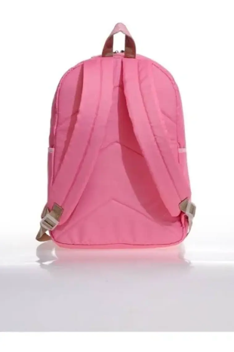 Kaukko Bright Simli Okul Sırt Çantası Pembe K1098