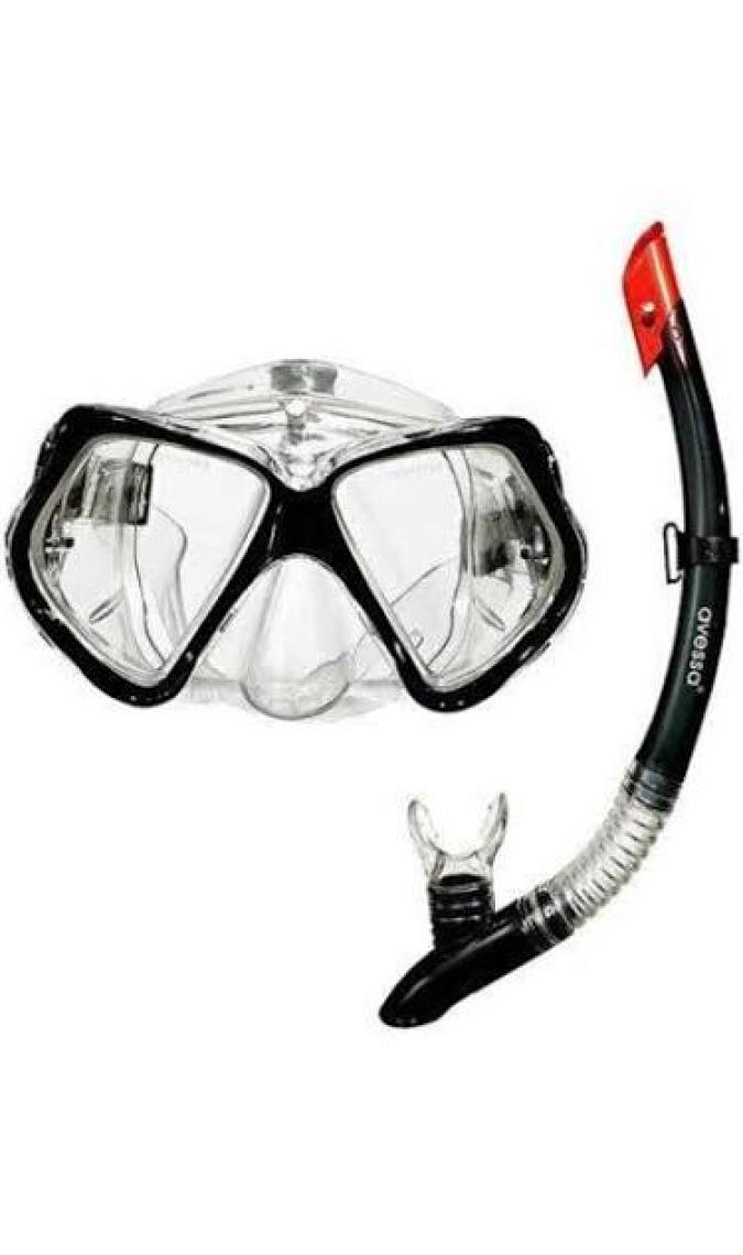 Avessa Şnorkel Set Siyah (M4206PS)