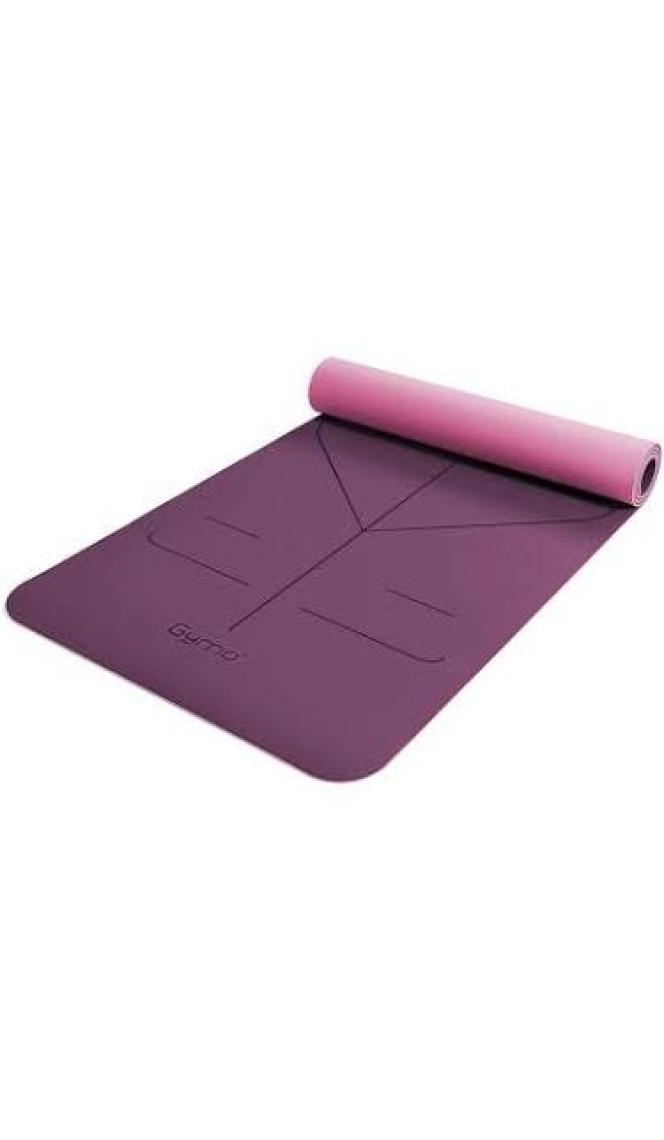 Gymo Hizalamalı 6mm TPE Yoga Matı Pilates Minderi