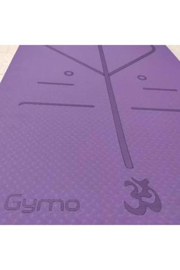 Gymo Hizalamalı 6mm TPE Yoga Matı Pilates Minderi