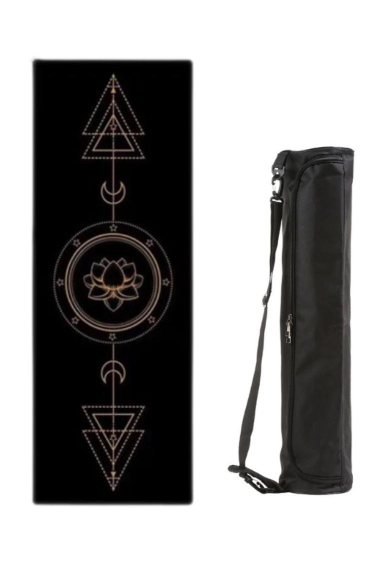 Xtr Fitness Profesyonel Kauçuk Yüzey Yoga Matı 5 mm Siyah