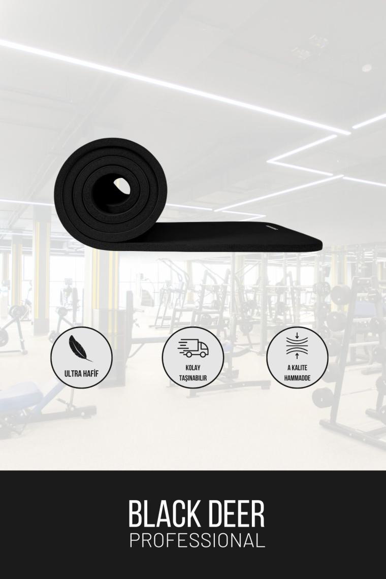 Black Deer Ultra Light Pilates Yoga Kamp Matı Egzersiz Minderi Kaymaz Taban 180X55 cm 10 mm