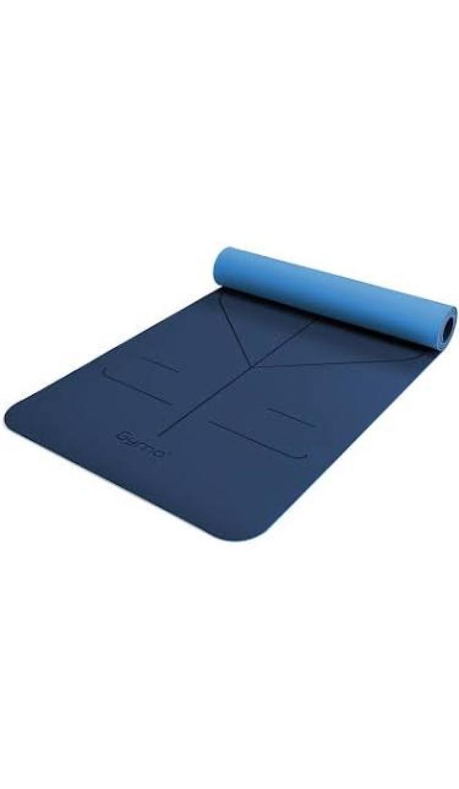 Gymo Hizalamalı 6mm Tpe Yoga Matı Pilates Minderi